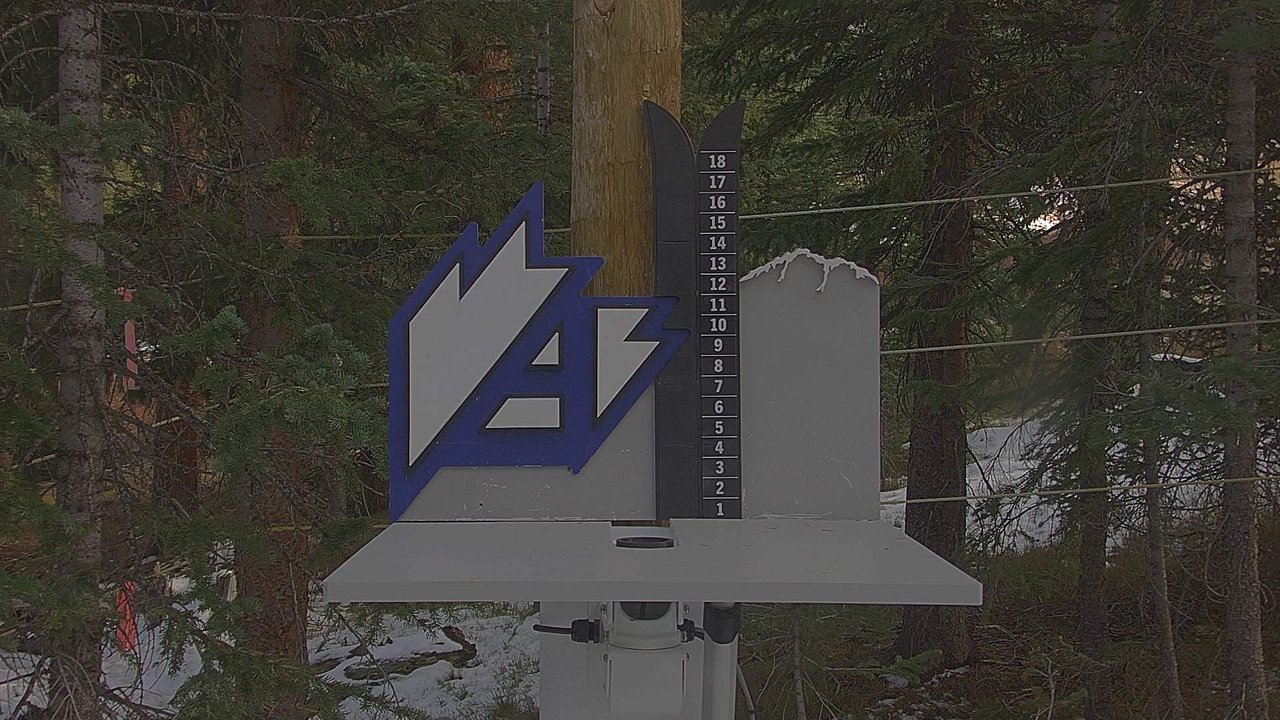 A-Basin snow stake