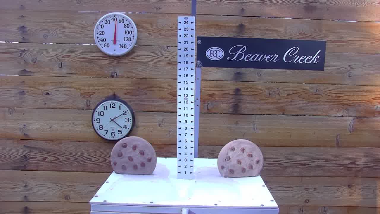 Beaver Creek snow stake