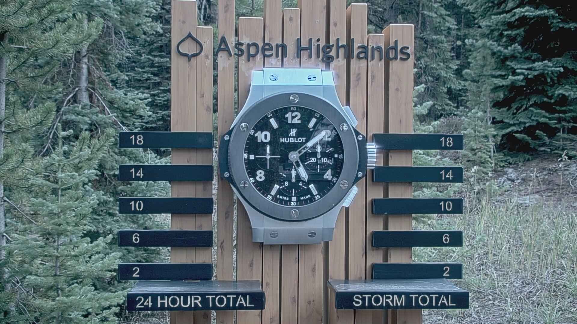 Aspen Highlands snow stake