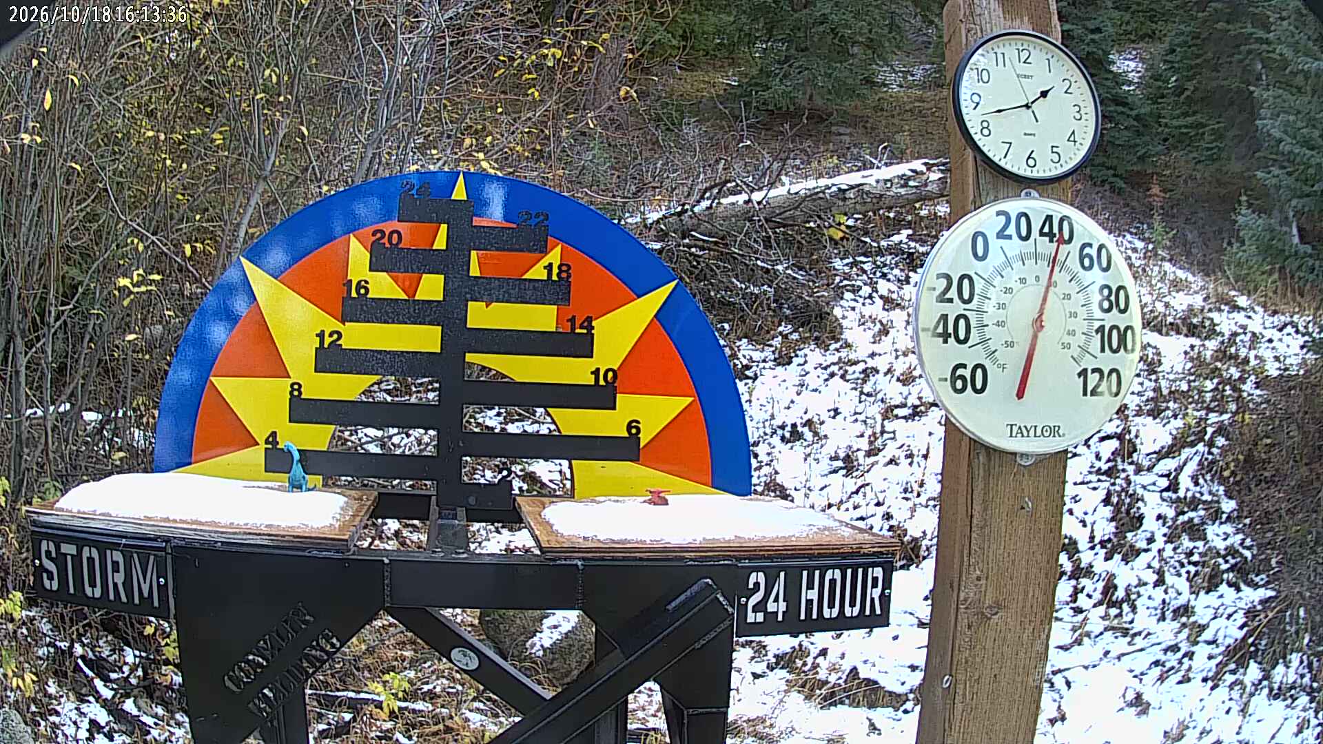 Sunlight snow stake