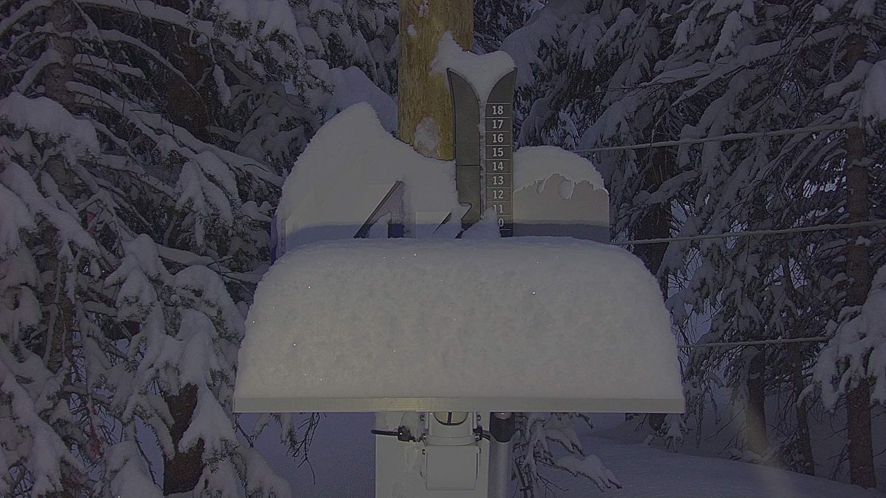A-Basin snow stake, measured 6.0 inches