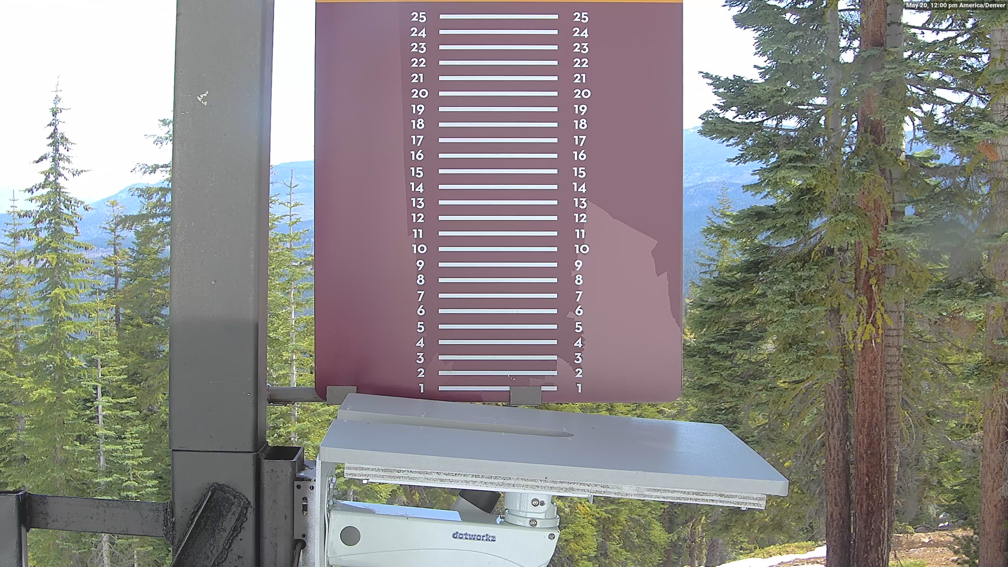 Northstar snow stake, measured 0.0 inches