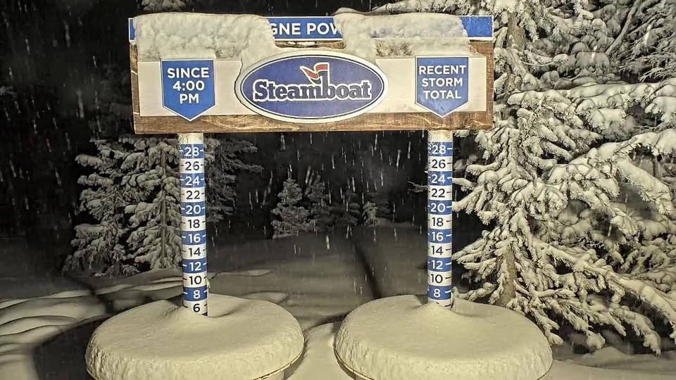 Steamboat snow stake, measured 7.0 inches